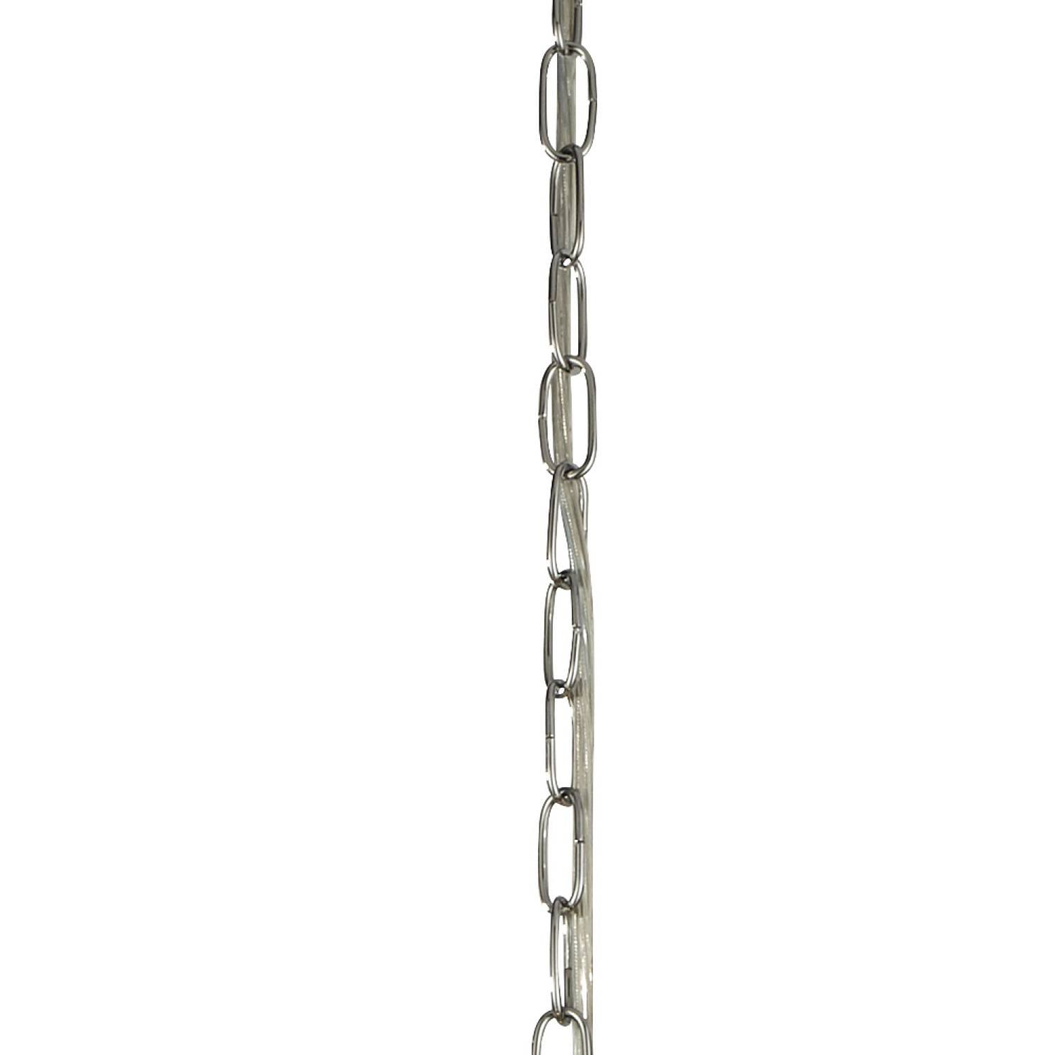 Lampadario Classico Gioiello Acciaio Cromo Vetro Trasparente 3 Luci E14 6583-3CC