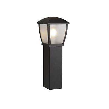 Paletto Vintage Seattle Alluminio Nero Policarbonato Trasparente E27 H73Cm Paletto Vintage Seattle Alluminio Nero Policarbonato Trasparente E27 H73Cm