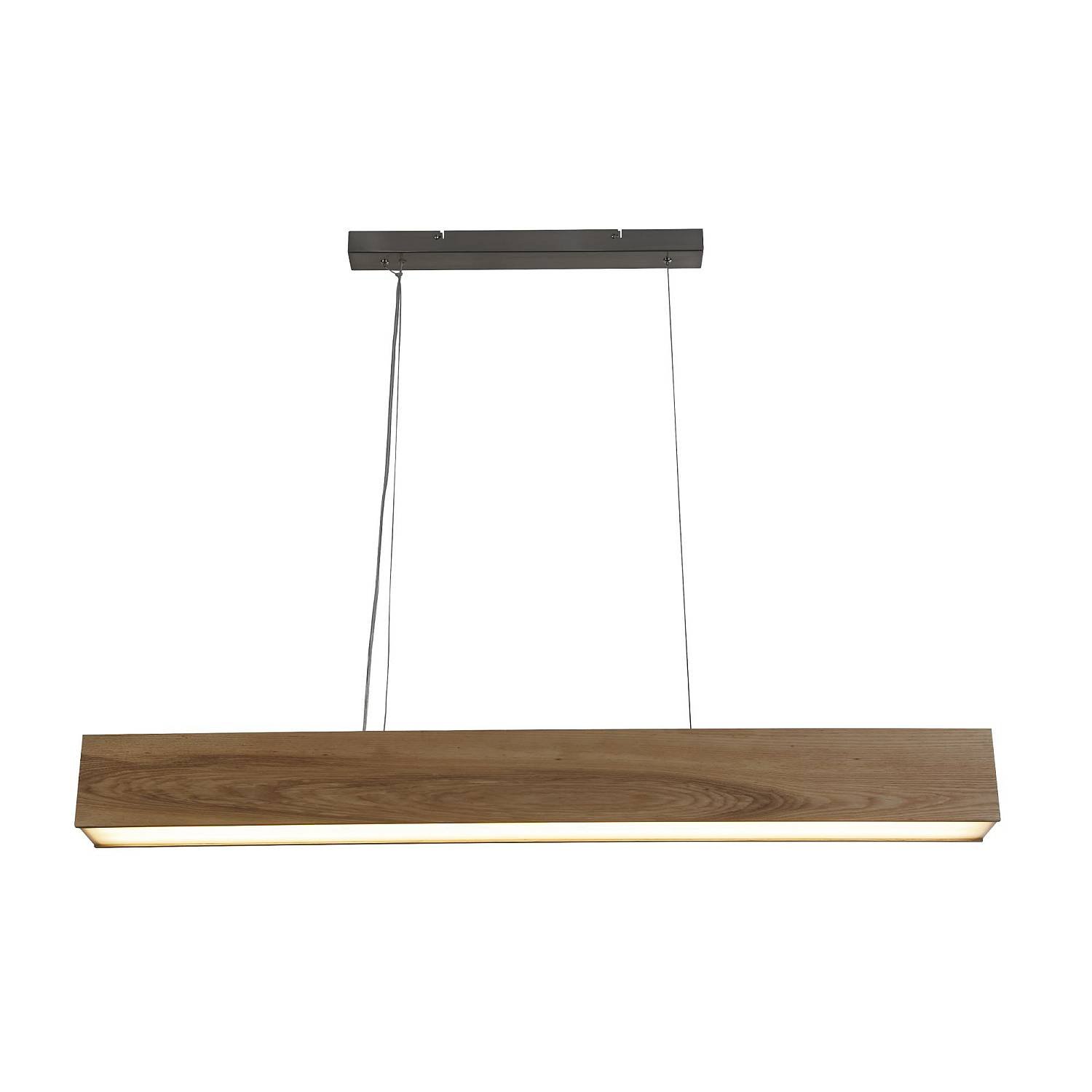Lampadario Contemporaneo Cenere Acciaio Marrone Legno Argento Led 21W 3000K 7231