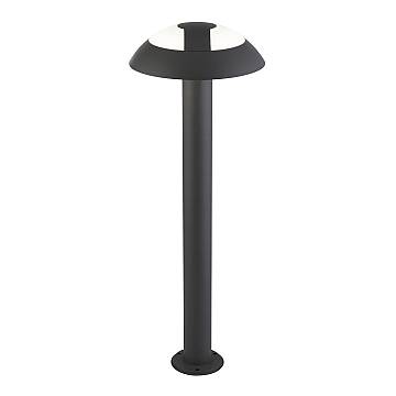 Paletti Moderno Mushroom Alluminio Grigio Policarbonato Led 15,3W 4000K 73Cm Paletti Moderno Mushroom Alluminio Grigio Policarbonato Led 15,3W 4000K 73Cm