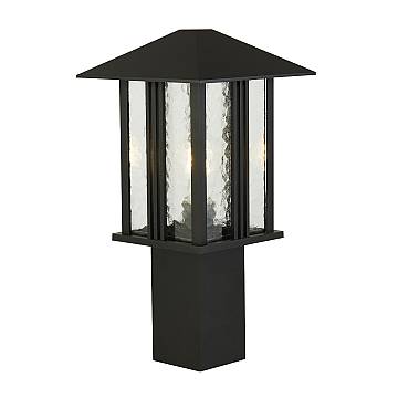 Paletto Contemporaneo Venezia Alluminio Nero Vetro Trasparente 1 Luce E27 45Cm Paletto Contemporaneo Venezia Alluminio Nero Vetro Trasparente 1 Luce E27 45Cm