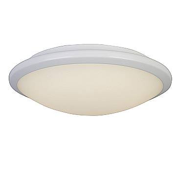 Plafoniera Contemporanea Knutsford Acciaio Bianco Vetro Led 14W 3500K Plafoniera Contemporanea Knutsford Acciaio Bianco Vetro Led 14W 3500K