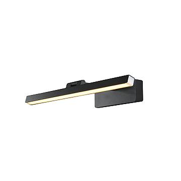 Applique Moderna Corfù Acciaio Nero Alluminio Led 7,86W 3000K Applique Moderna Corfù Acciaio Nero Alluminio Led 7,86W 3000K