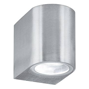 Applique Moderna Eiffel Alluminio Argento Vetro 1 Luce Gu10 Applique Moderna Eiffel Alluminio Argento Vetro 1 Luce Gu10