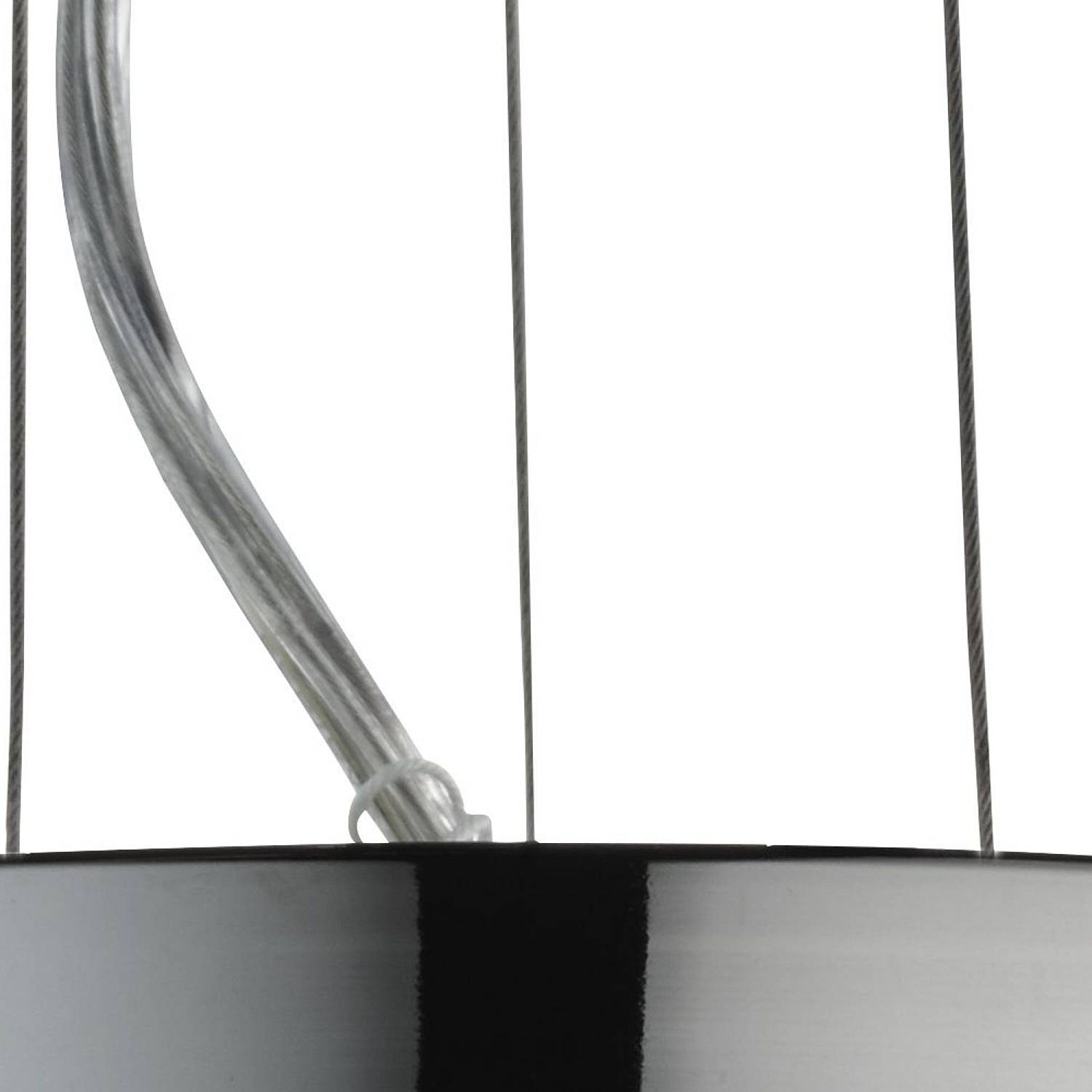 Lampadario Contemporaneo Elisa Acciaio Cromo Vetro 4 Luci G9 8334-4CC