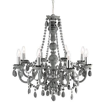 Lampadario Classico Marie Therese Acciaio Cromo Acrilico Trasparente 8 Luci E14 Lampadario Classico Marie Therese Acciaio Cromo Acrilico Trasparente 8 Luci E14