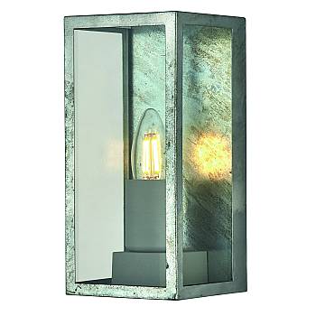Applique Contemporanea Riquadro Ii Acciaio Argento Trasparente 1 Luce E27 Applique Contemporanea Riquadro Ii Acciaio Argento Trasparente 1 Luce E27