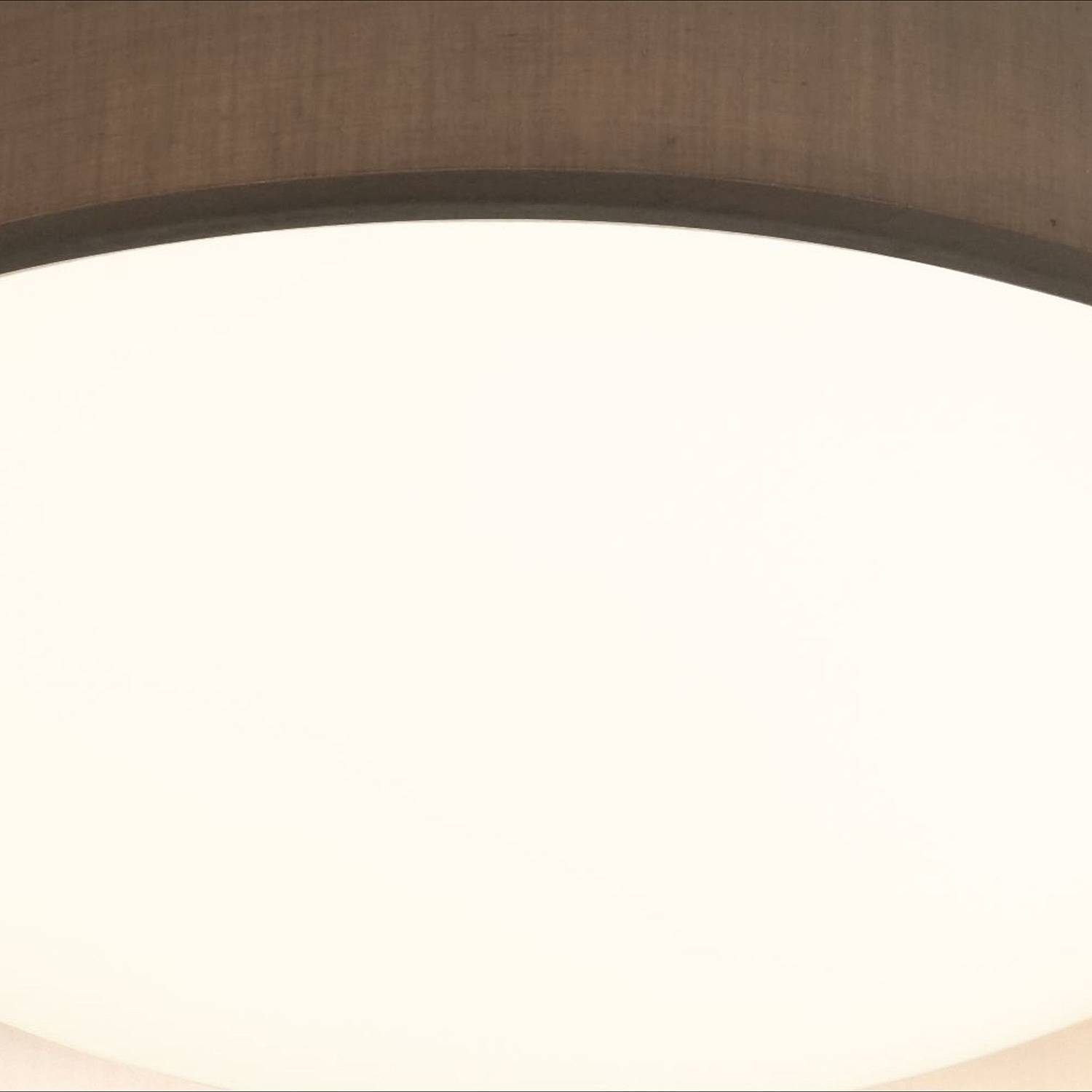 Plafoniera Gianna Tessuto Bianco Policarbonato Grigio Led 25,3W 3000K 9371-50GY