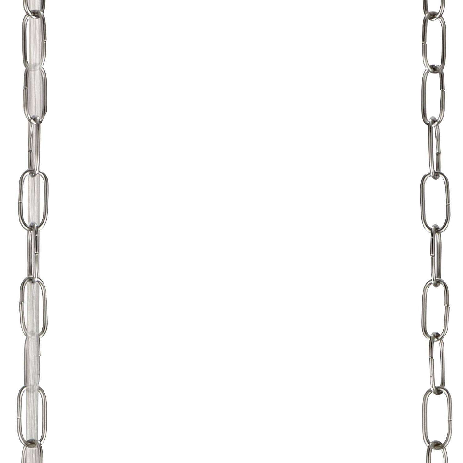Lampadario Contemporaneo Michelle Acciaio Cromo Vetro 5 Luci E27 9635-5CC