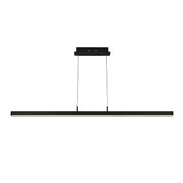 Lampadario Moderno Tribeca Acciaio Bianco Policarbonato Nero Led 17W Cct