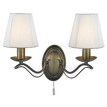 Applique Industrial-Nordico Andretti Acciaio Ottone 2 Luci E14 Applique Industrial-Nordico Andretti Acciaio Ottone 2 Luci E14