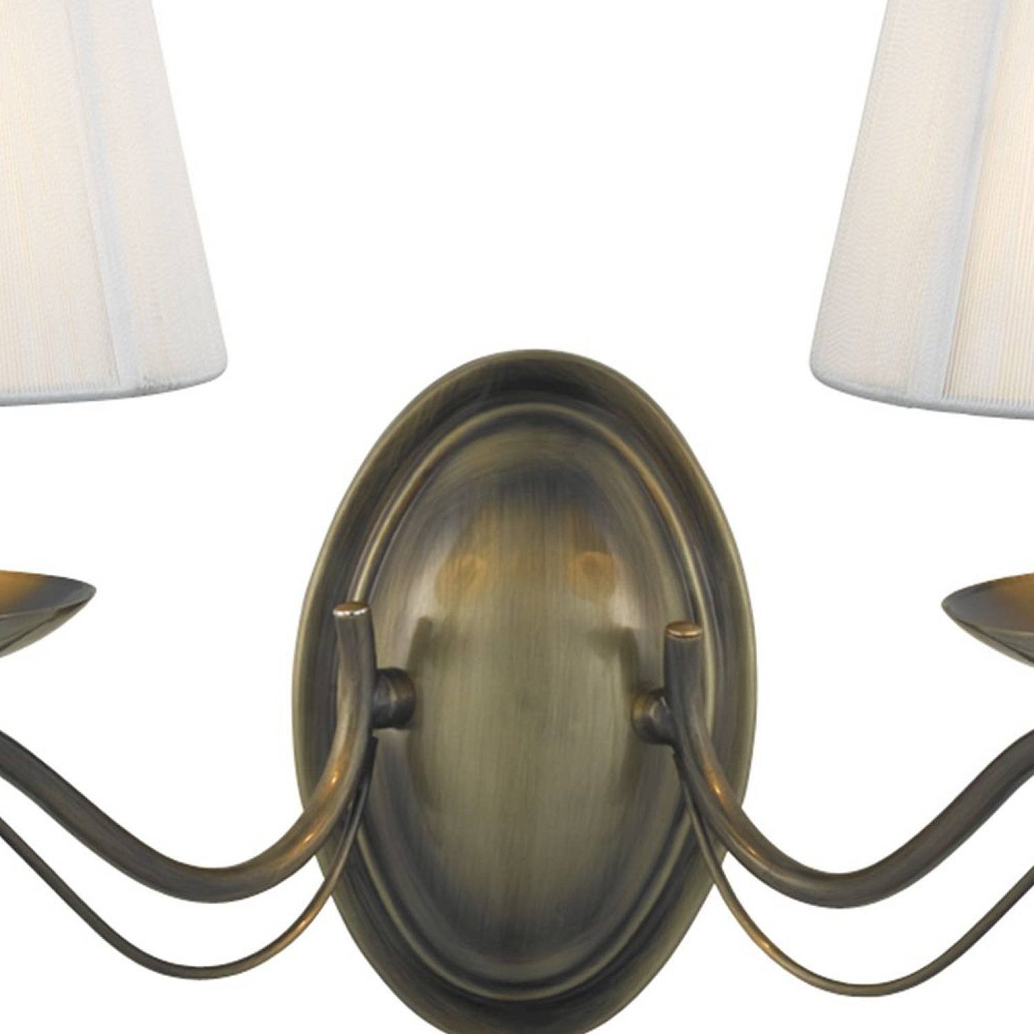Applique Industrial-Nordico Andretti Acciaio Ottone 2 Luci E14 9822-2AB