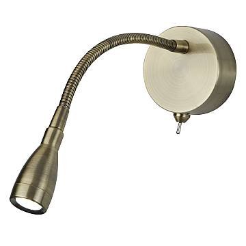 Applique Contemporanea Flexy Acciaio Adjustable Vetro Led 0,8W 6500K Applique Contemporanea Flexy Acciaio Adjustable Vetro Led 0,8W 6500K