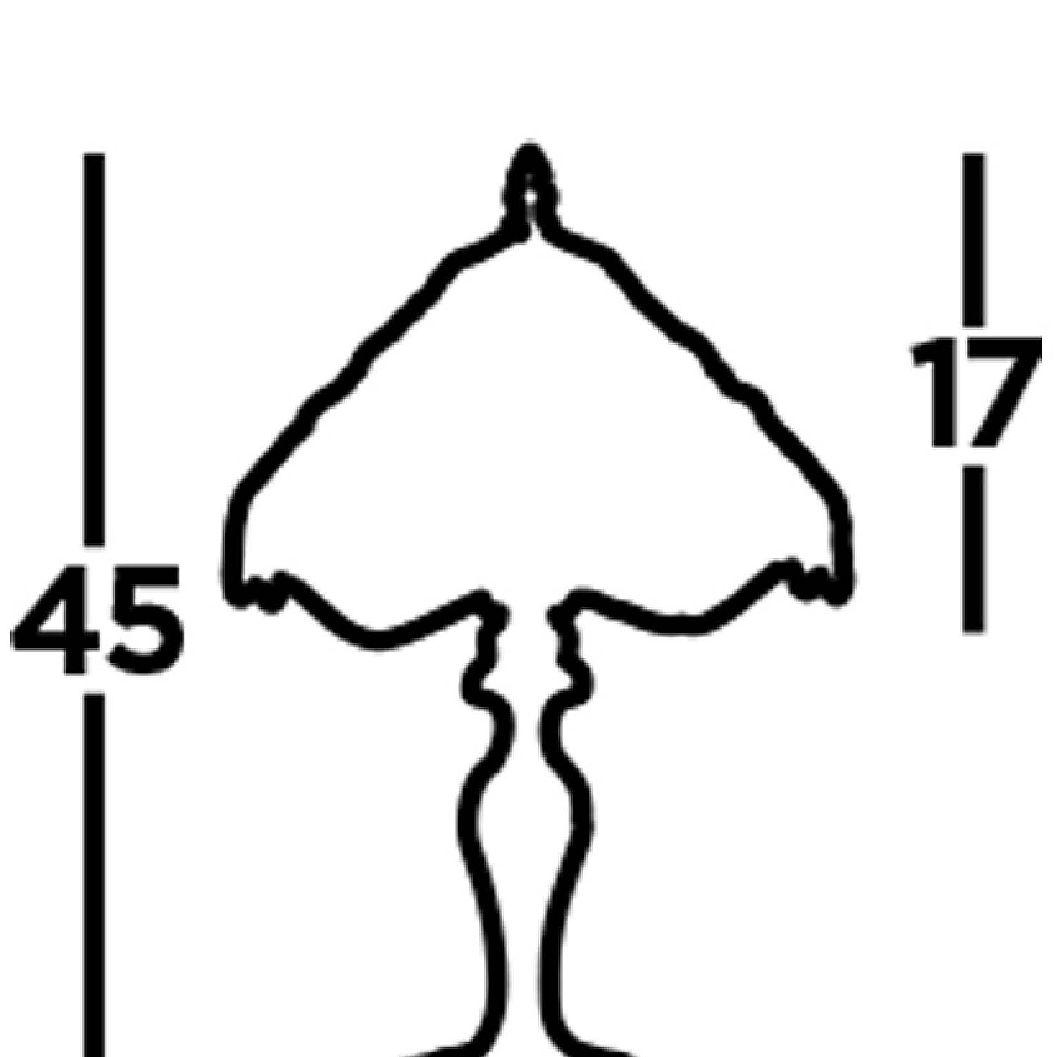 Lampada Da Scrivania-Ufficio Tiffany Libellula Acciaio Ottone 1 Luce E27 EU1287
