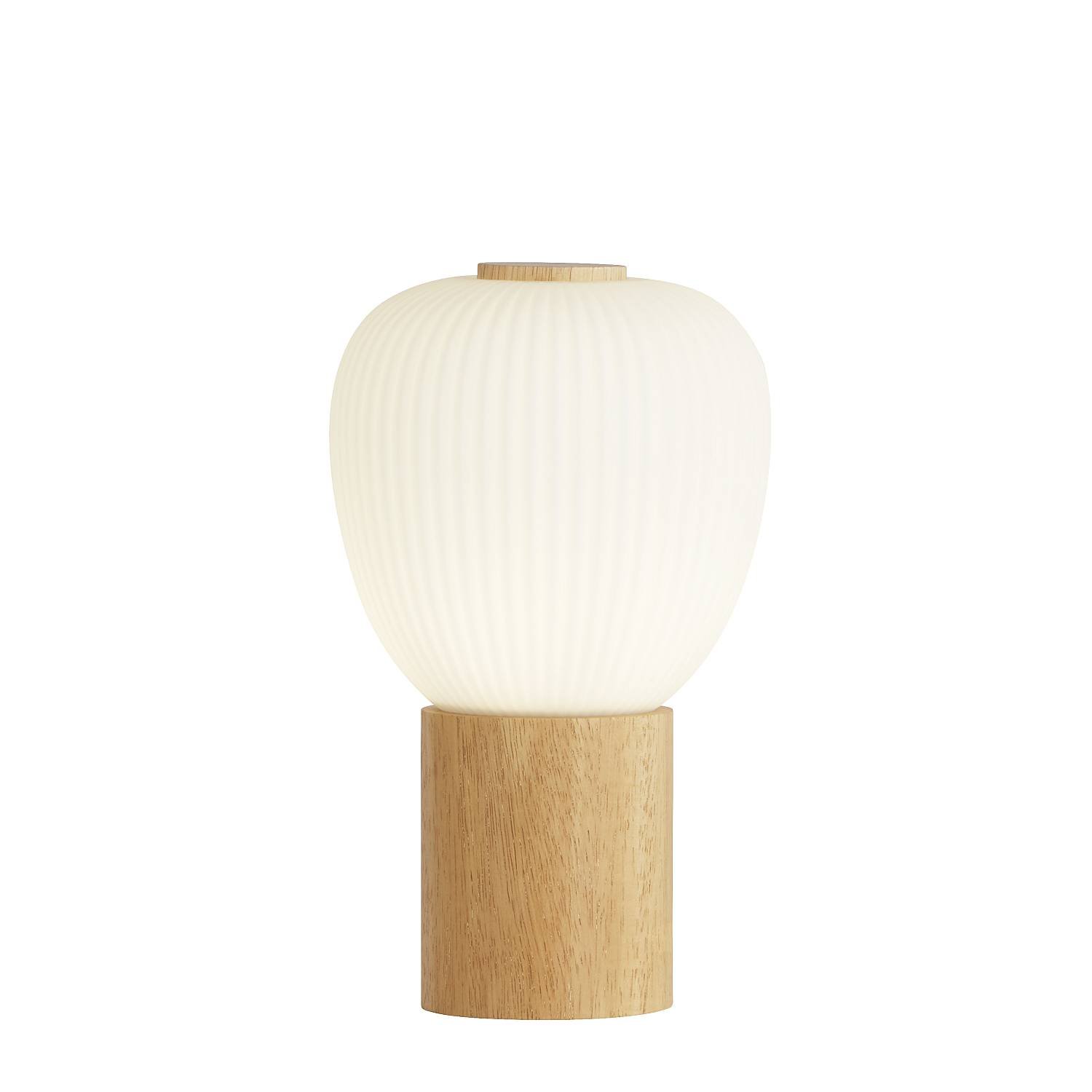 Abatjour Industrial-Nordico Ella Legno Marrone 1 Luce E14 EU31410-1NA