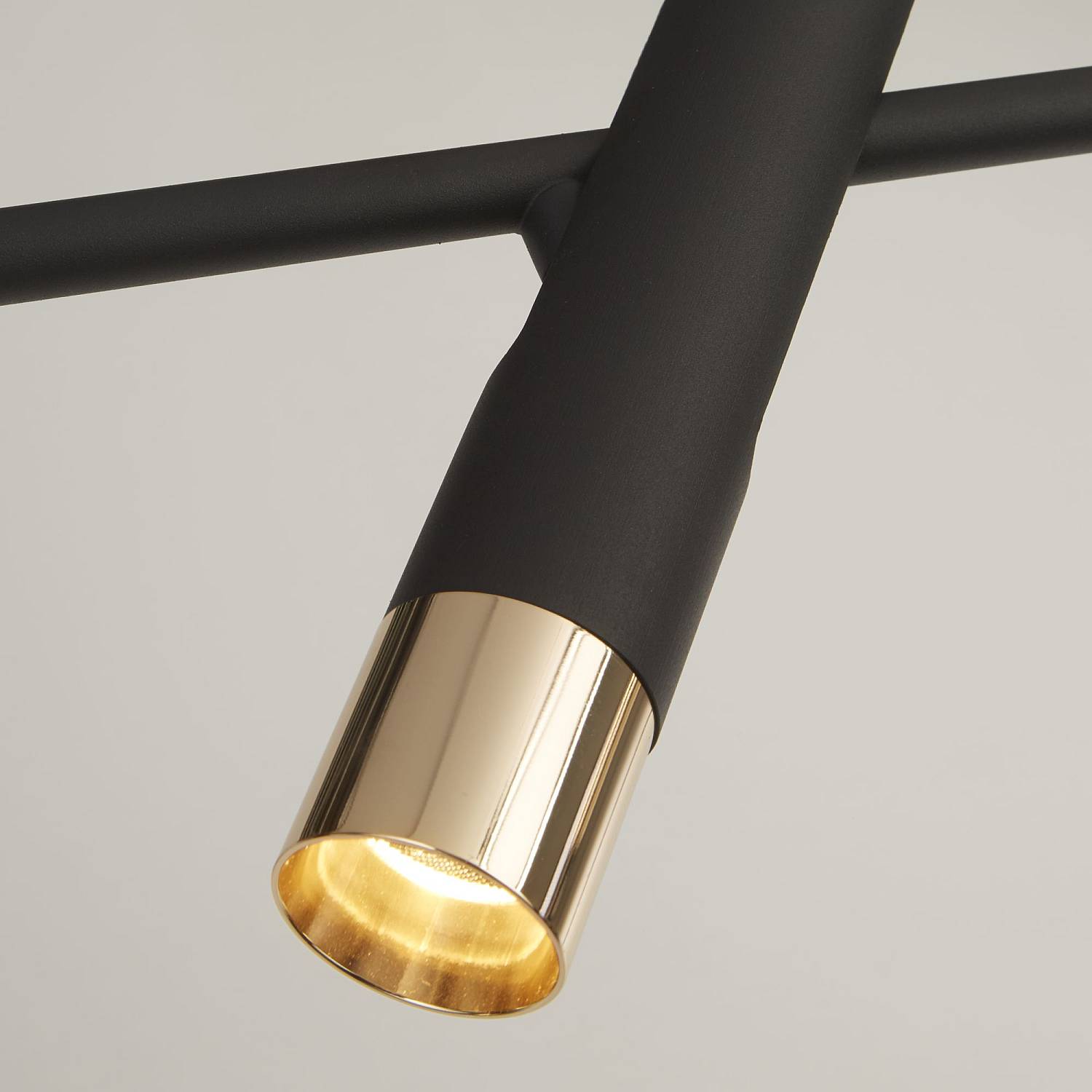 Lampada Da Scrivania Industrial-Nordico Cilindro Acciaio Nero Oro Led 4W 3000K EU31653-1BK