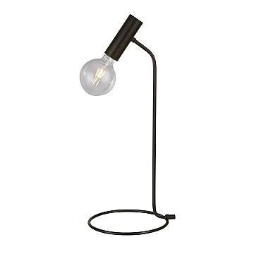 Lampada Da Scrivania Industrial-Nordico Dulwich Acciaio Nero 1 Luce E27 Lampada Da Scrivania Industrial-Nordico Dulwich Acciaio Nero 1 Luce E27