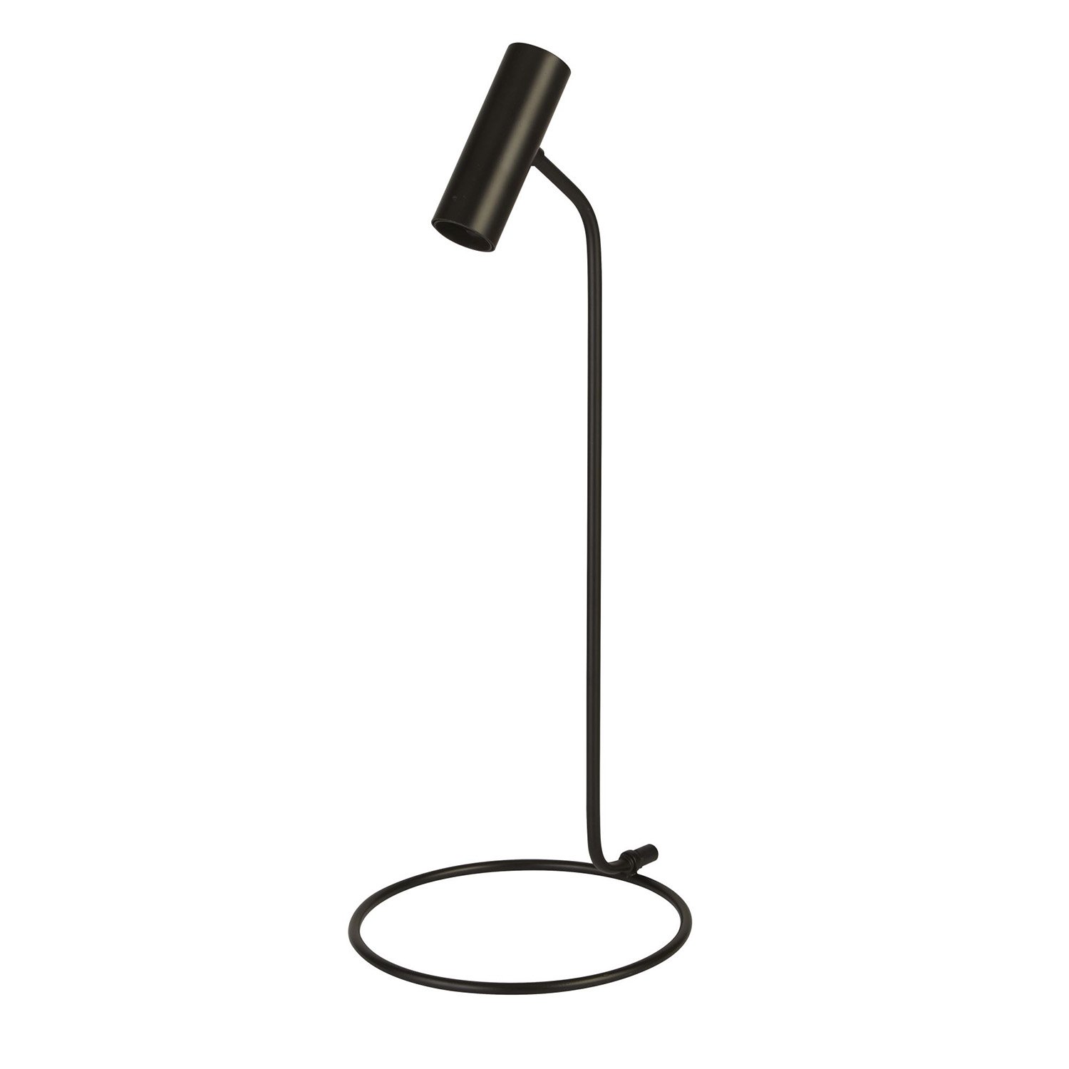 Lampada Da Scrivania Industrial-Nordico Dulwich Acciaio Nero 1 Luce E27 EU35721-1BK