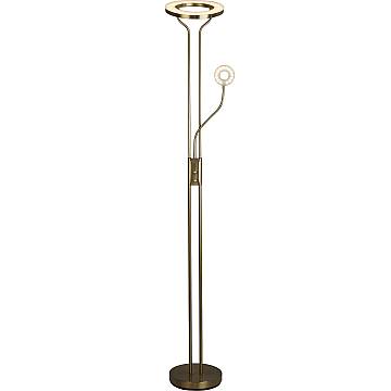 Piantana Contemporanea Mother Child Acciaio Policarbonato Led 25,5W 3000K