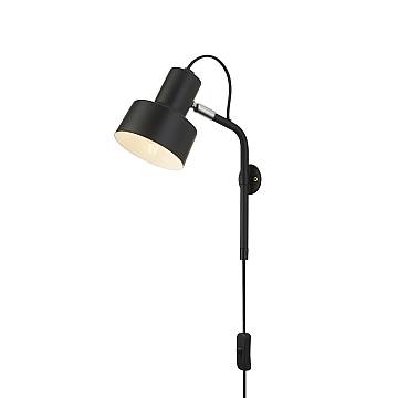 Applique Moderna Conico Acciaio Bianco Nero 1 Luce E14 Applique Moderna Conico Acciaio Bianco Nero 1 Luce E14