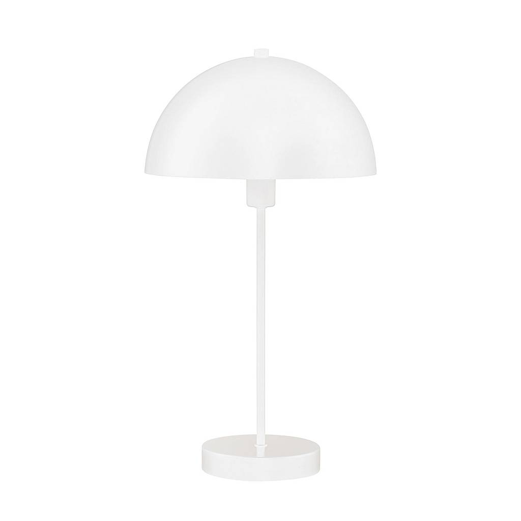 Lampada Da Scrivania Contemporanea Mushroom Acciaio Bianco 1 Luce E14
