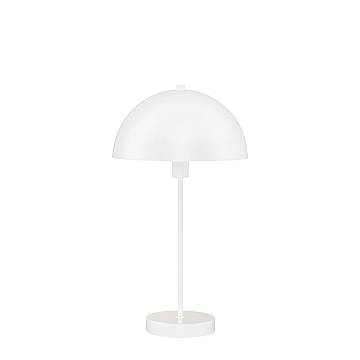 Lampada Da Scrivania Contemporanea Mushroom Acciaio Bianco 1 Luce E14