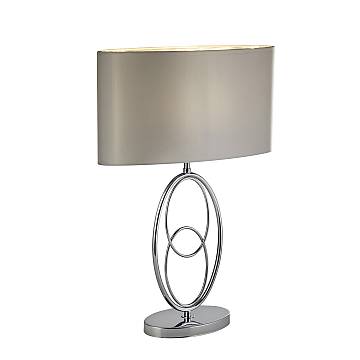 Lampada Da Scrivania Loopy Floor Acciaio Cromo Policarbonato Argento 1 Luce E27 Lampada Da Scrivania Loopy Floor Acciaio Cromo Policarbonato Argento 1 Luce E27