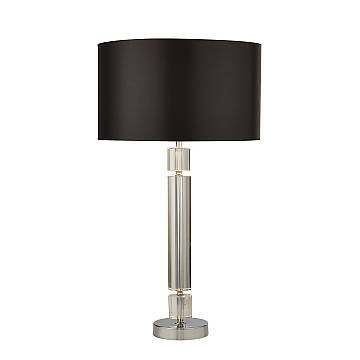 Lampada Da Scrivania Contemporanea Kylie Vetro Cromo Acciaio Nero 1 Luce E27 Lampada Da Scrivania Contemporanea Kylie Vetro Cromo Acciaio Nero 1 Luce E27