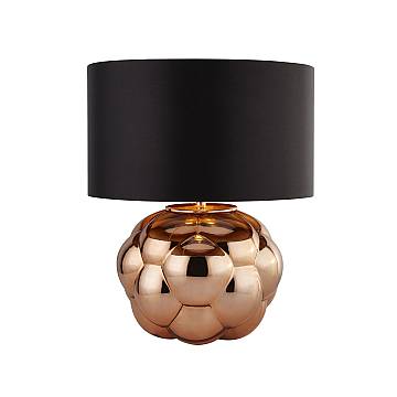 Lampada Da Scrivania Effervescente Vetro Rame Acciaio Nero 1 Luce E27 Lampada Da Scrivania Effervescente Vetro Rame Acciaio Nero 1 Luce E27