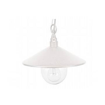 Sospensione Da Esterno Contemporanea Spectre Alluminio E Vetro Bianco 1 Luce E27