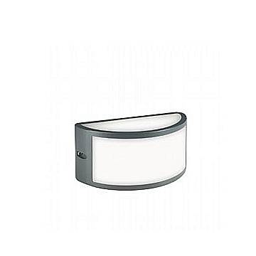 Applique Da Esterno Contemporanea Bia Alluminio Grigio 1 Luce E27