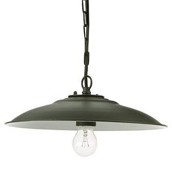 Sospensione Grande Da Esterno Contemporanea Antique Alluminio Grigio 1 Luce E27