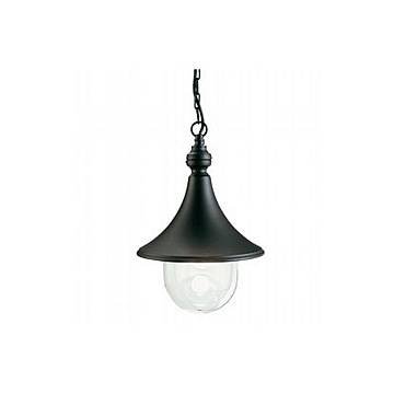Sospensione Esterno Lampara Alluminio E Termoplastica Nero 1 Luce E27 Sospensione Esterno Lampara Alluminio E Termoplastica Nero 1 Luce E27