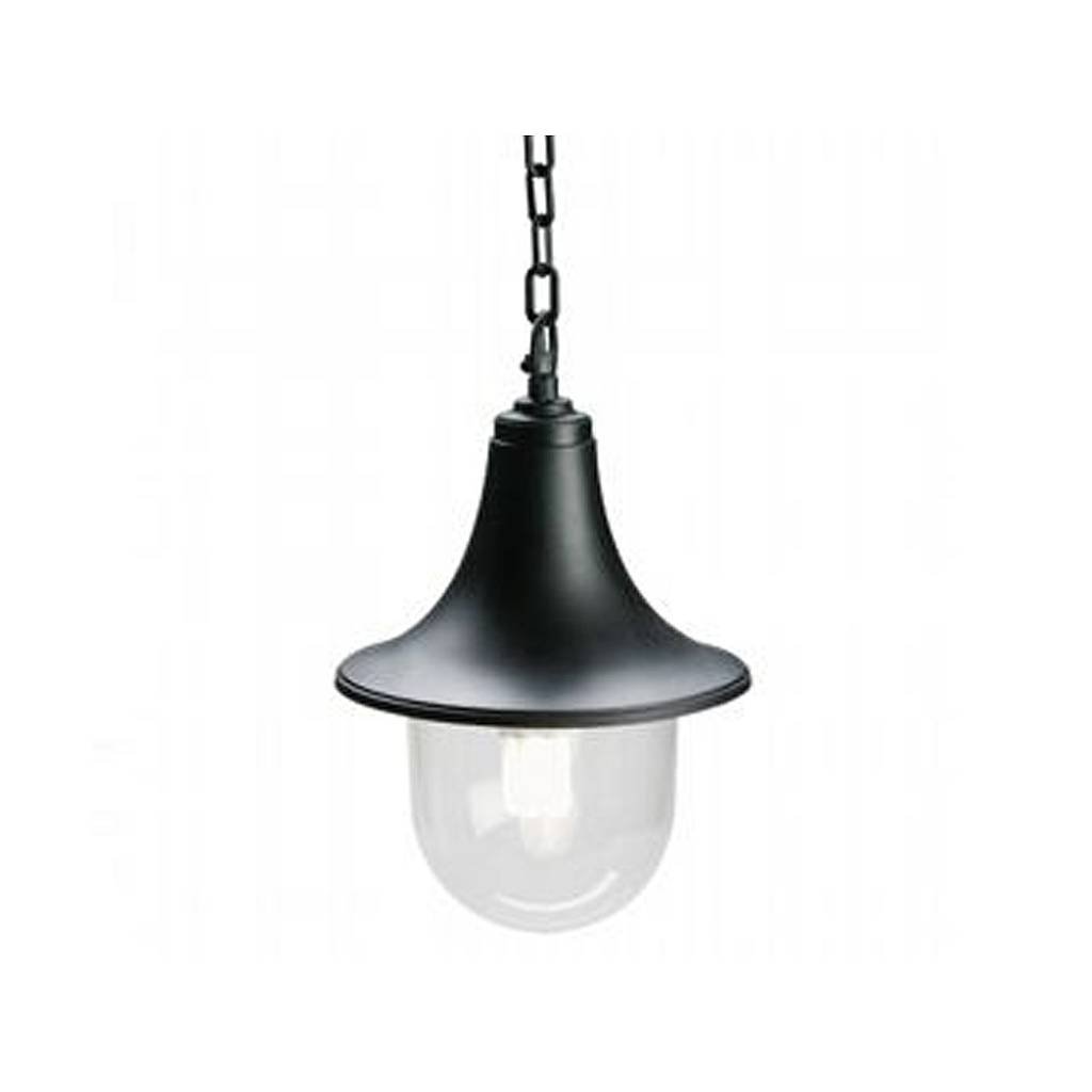 Sospensione Esterno Contemporanea Zoe Termoplastica E Nero 1 Luce E27