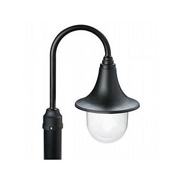 Testa palo Esterno Contemporaneo Zoe Termoplastica E Nero 1 Luce E27 Testa palo Esterno Contemporaneo Zoe Termoplastica E Nero 1 Luce E27