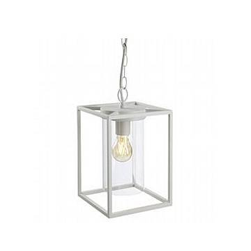 Sospensione Esterno Domus Alluminio E Termoplastica Bianco 1 Luce E27 Sospensione Esterno Domus Alluminio E Termoplastica Bianco 1 Luce E27