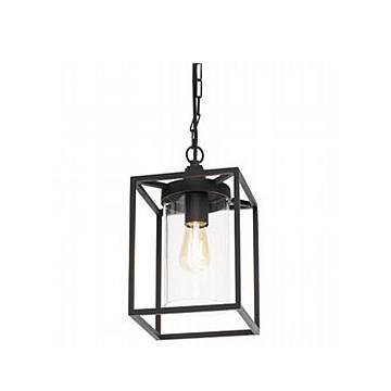 Sospensione Esterno Domus Alluminio E Termoplastica Nero 1 Luce E27 Sospensione Esterno Domus Alluminio E Termoplastica Nero 1 Luce E27