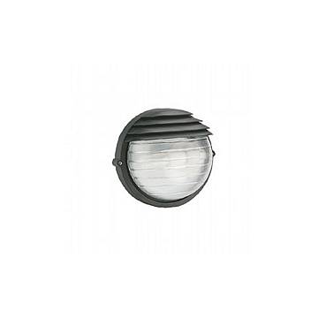 Applique Piccola Esterno Palpebra Tonda Alluminio E Vetro Nero 1 Luce E27 Applique Piccola Esterno Palpebra Tonda Alluminio E Vetro Nero 1 Luce E27