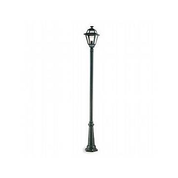 Palo Da Esterno Contemporaneo 241Cm Elegance Alluminio E Vetro Grigio 1 Luce E27 Palo Da Esterno Contemporaneo 241Cm Elegance Alluminio E Vetro Grigio 1 Luce E27