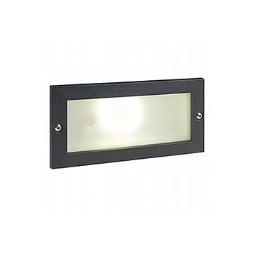 Segnapasso Esterno Incasso Aperto Escape Alluminio E Vetro Nero Led 10W 3000K Segnapasso Esterno Incasso Aperto Escape Alluminio E Vetro Nero Led 10W 3000K