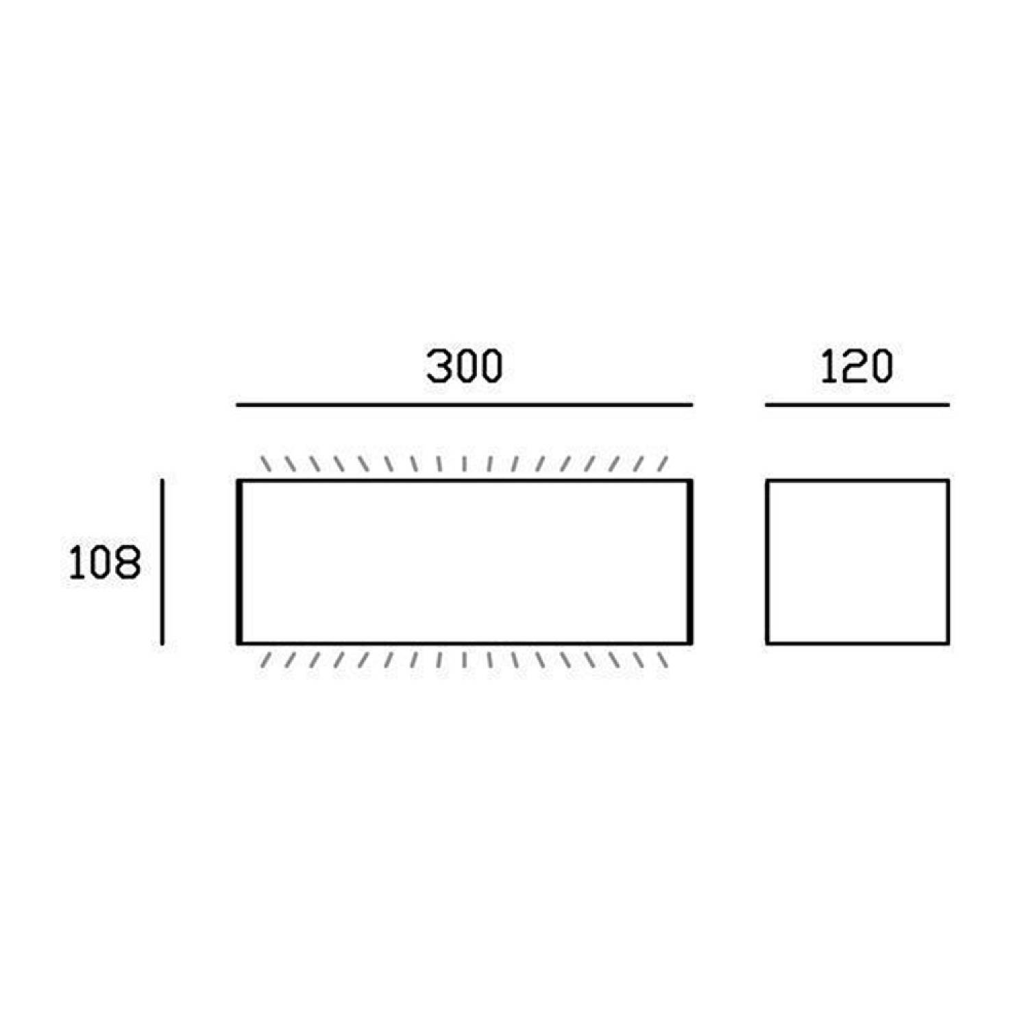 Applique Da Esterno Maxi Biemissione Box Alluminio Bianco 40W Led 3000K 98592/02