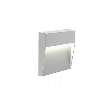 Applique Da Esterno Geo Square Alluminio E Termoplastica Bianco Led 3W 4000K Applique Da Esterno Geo Square Alluminio E Termoplastica Bianco Led 3W 4000K