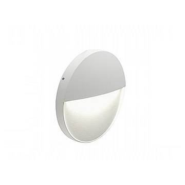 Applique Da Esterno Geo Round Alluminio E Termoplastica Bianco Led 6W 4000K