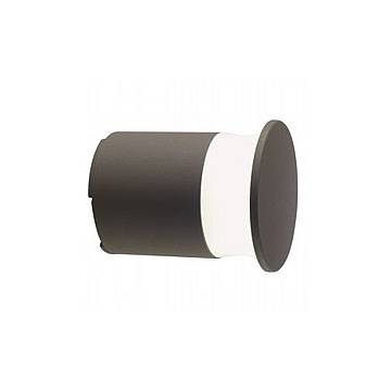 Applique Da Esterno Moderna Kep Alluminio E Termoplastica Caffè Led 9W 4000K
