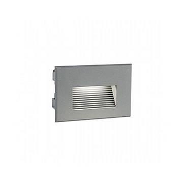 Segnapasso Dente Da Esterno Moderno Spina Alluminio E Vetro Grigio Led 3W 4000K Segnapasso Dente Da Esterno Moderno Spina Alluminio E Vetro Grigio Led 3W 4000K