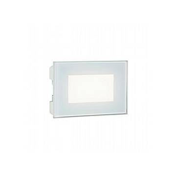 Segnapasso Da Esterno Moderno Spina Alluminio E Vetro Bianco Led 3W 4000K Segnapasso Da Esterno Moderno Spina Alluminio E Vetro Bianco Led 3W 4000K