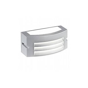 Applique Da Esterno Moderna Kobe Alluminio E Grigio Led 10W 4000K