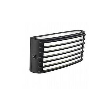 Applique Da Esterno Moderna Grid Alluminio E Termoplastica Grigio Led 10W 4000K