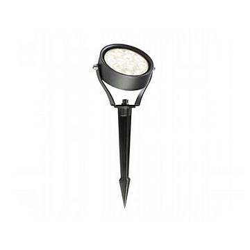Faretto Con Picchetto Da Esterno Ciakalluminio E Vetro Grigio Led 15W 4000K