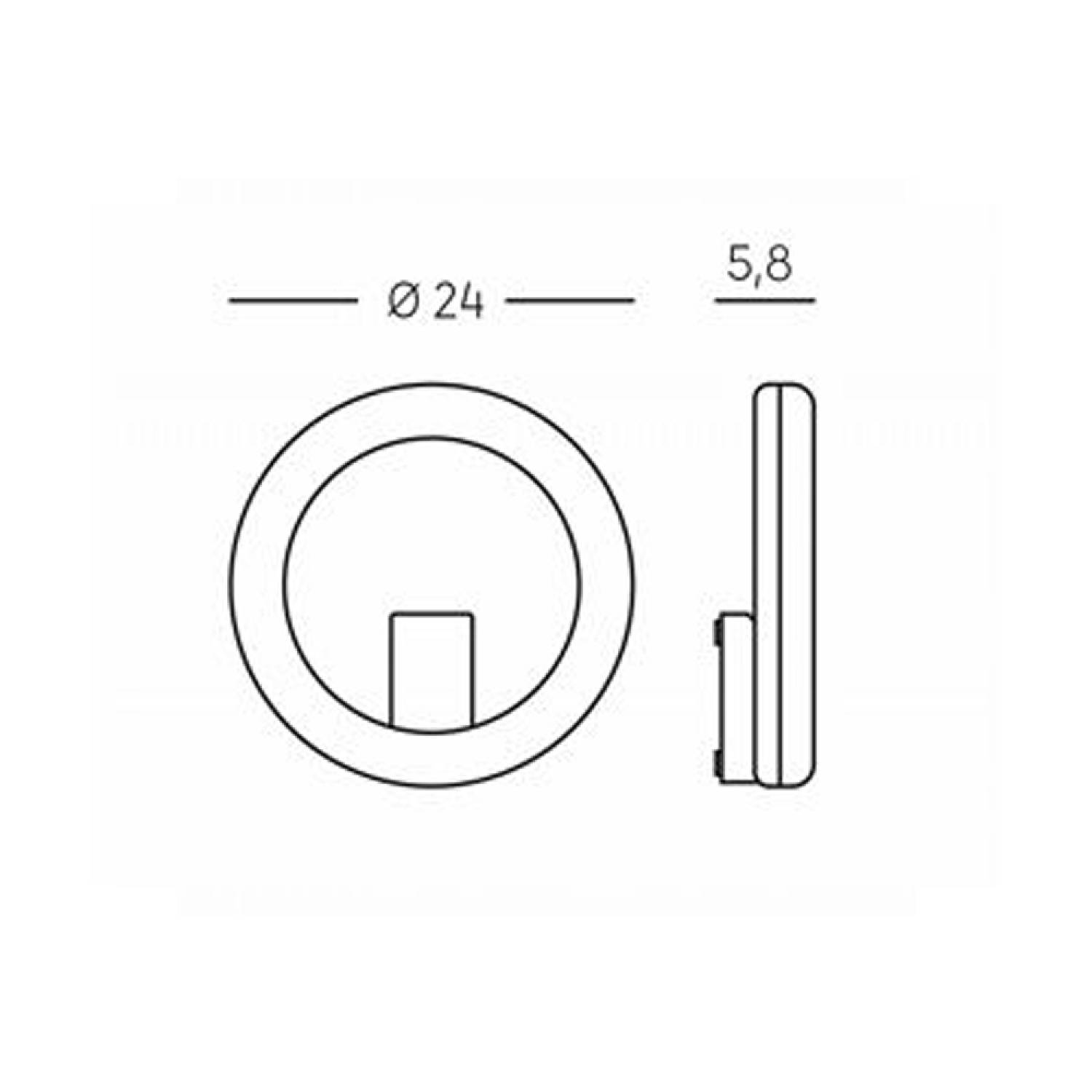Applique Da Esterno Moderna Omega Alluminio E Termoplastica Bianco Led 20W 4000K 99777/02